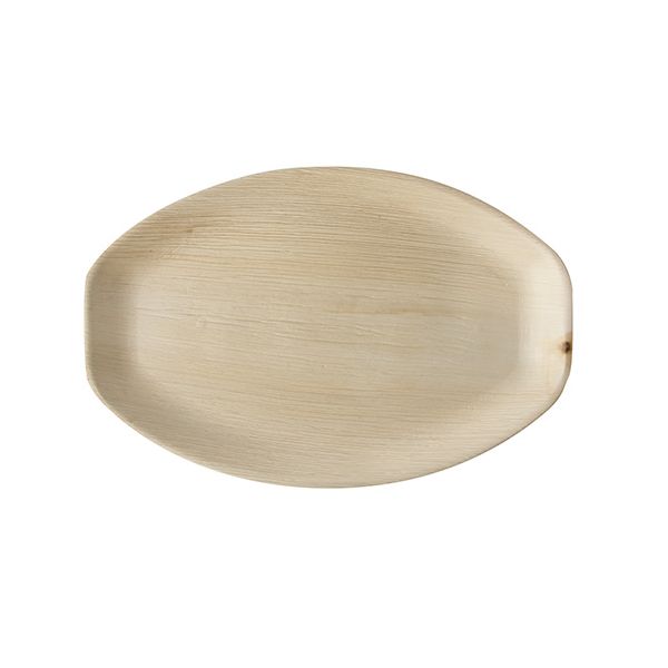 Palmblatt Teller oval "pure", 37 x 25 cm  - Bild 1