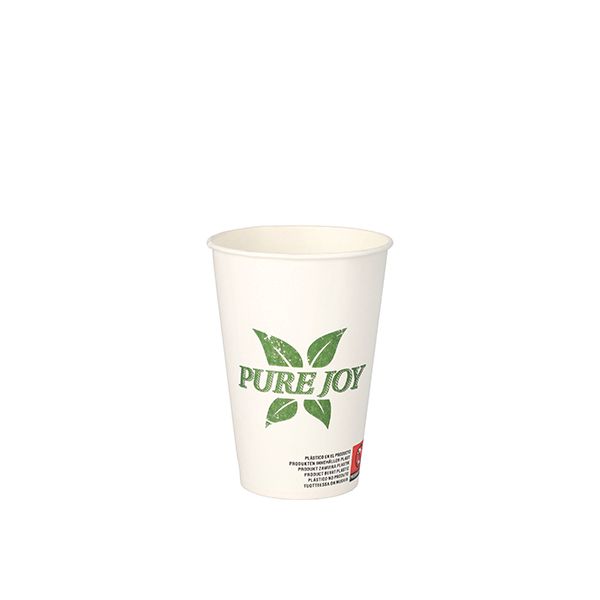Pappbecher 0,2 l weiss "Pure Joy" - Bild 1