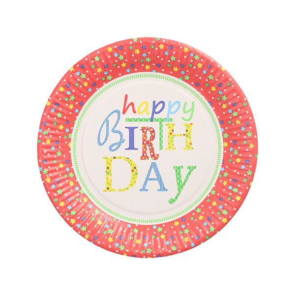 Pappteller Ø 23 cm "Happy Birthday" - Bild 1