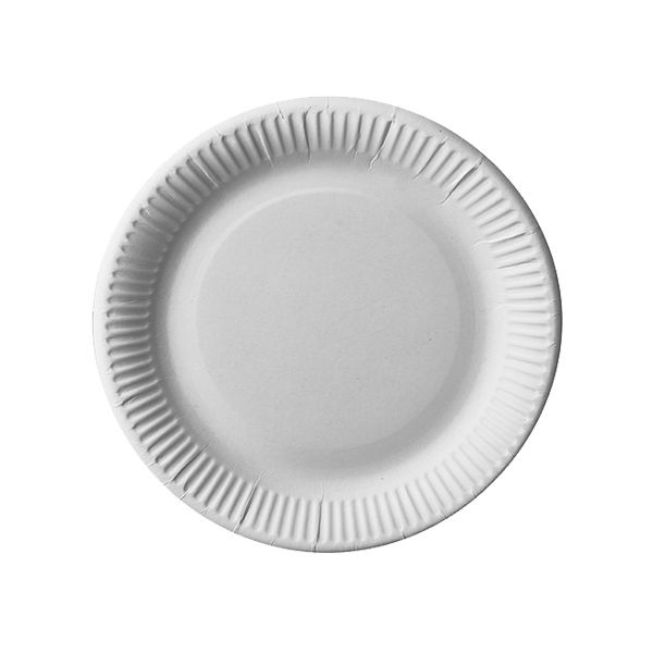 Pappteller rund "pure" Ø 23 cm weiss - Bild 1