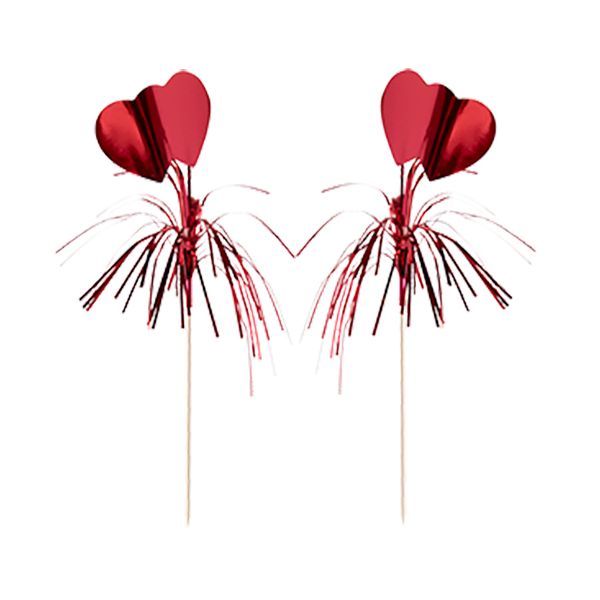 Partypicker 22 cm rot "Amore" - Bild 1