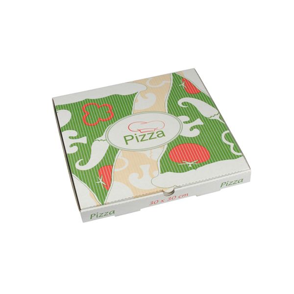 Pizzakartons, Cellulose "pure" eckig 30 x 30 x 3 cm - Bild 1