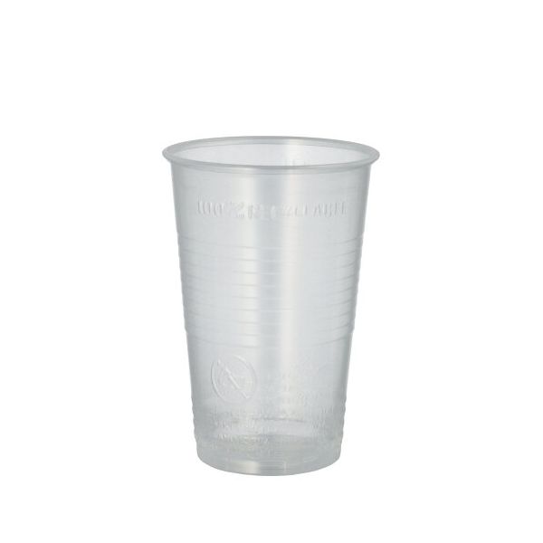 Plastikbecher (PP), 0,3 l Ø 7,8 cm · 11,3 cm transparent - Bild 1