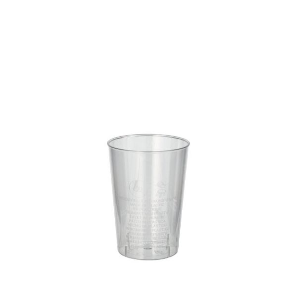 Plastikbecher (PS) 0,1 l Ø 5,5 cm · 7,5 cm glasklar - Bild 1