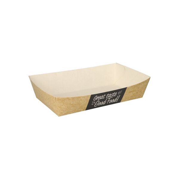 Pommes-Frites-Trays "pure" 10,5 x 17 cm "Good Food" groß - Bild 1