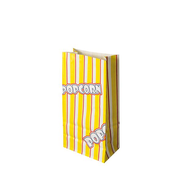 Popcorn Tüten, Papier & Pergamentersatz 1,3 l, 20,5 x 10,5 x 6 cm, fettdicht - Bild 1