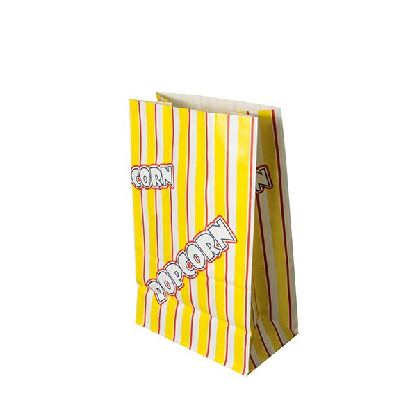 Popcorn Tüten, Papier & Pergamentersatz 2,5 l, 22 x 14 x 8 cm, fettdicht - Bild 1