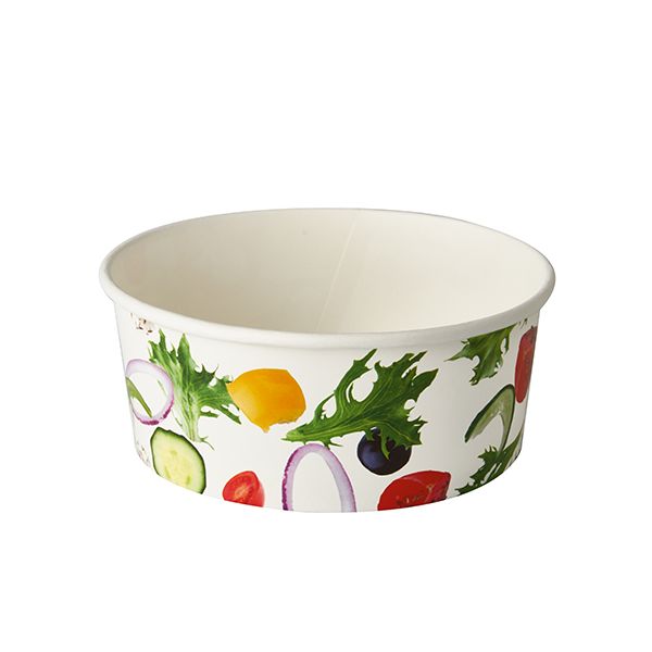 Salatschalen To Go aus Pappe 750 ml Ø 15 cm · 6 cm "Salad" - Bild 1