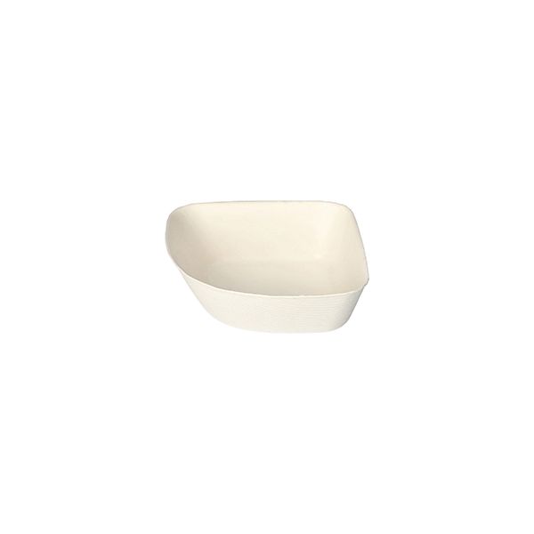 Schalen aus Zuckerrohr "pure" 10 x 10 cm weiss "Belle Vie, Ligne Carrée" - Bild 1