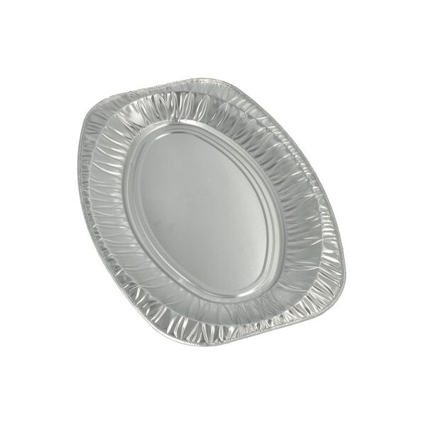 Servierplatten, Alu oval 43 x 29 cm - Bild 1