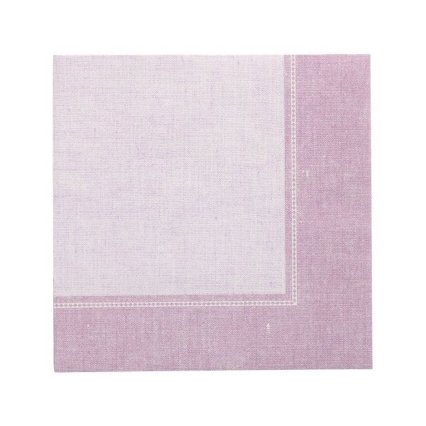 Servietten "ROYAL Collection" 1/4-Falz 40 x 40 cm flieder "Linum" - Bild 1