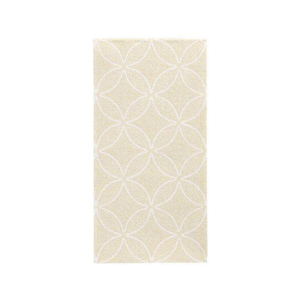 Servietten "ROYAL Collection" 1/8-Falz 40 x 40 cm champagner "Circle Flowers" - Bild 1