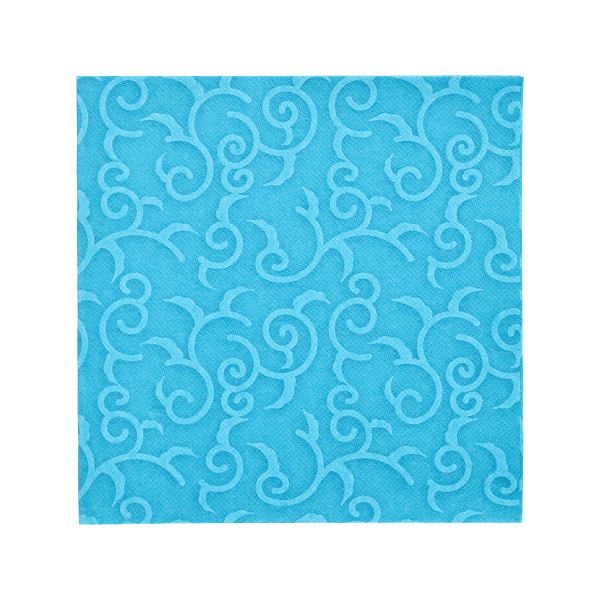 Servietten, türkis "ROYAL Collection" 1/4-Falz 40 x 40 cm "Casali" - Bild 1