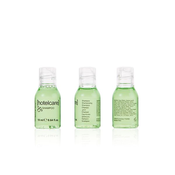 Shampoo "Hotel Care" 19 ml transparent , Probierfläschen - Bild 1