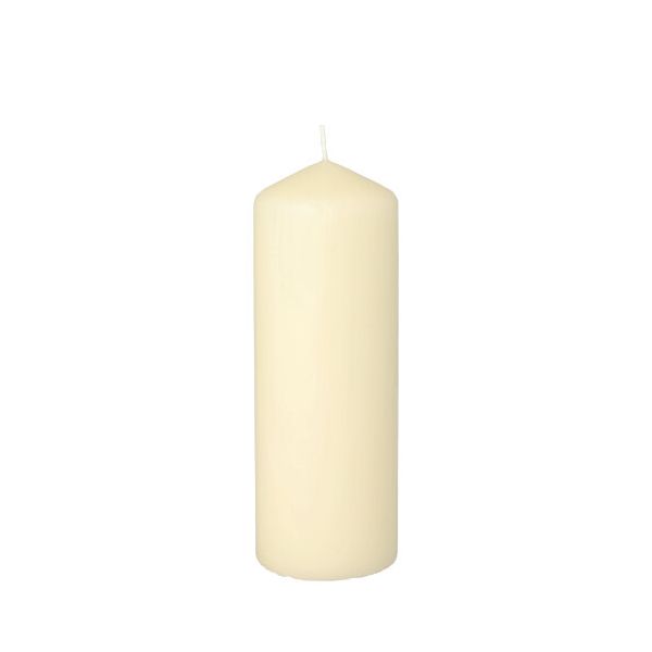 Stumpenkerzen creme Ø 60 mm · 165 mm  - Bild 1