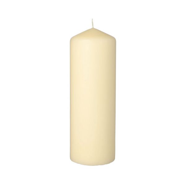 Stumpenkerzen creme Ø 70 mm · 200 mm - Bild 1