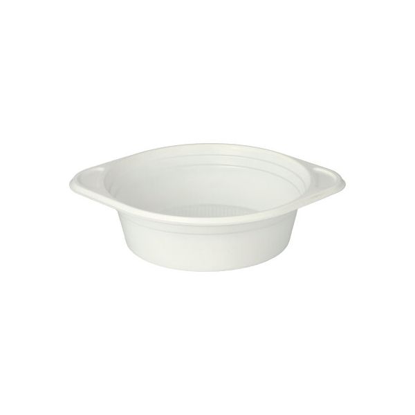 Suppenbecher To Go, PP rund 500 ml Ø 15,6 cm · 4,5 cm weiss mit Anfasser - Bild 1