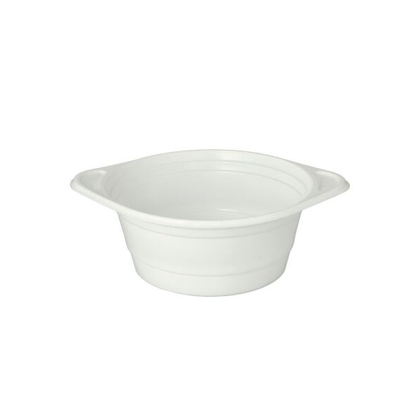Suppenbecher To Go, PP rund 750 ml Ø 15,6 cm · 6,5 cm weiss mit Anfasser - Bild 1
