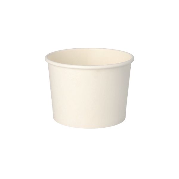 Suppenbecher "To Go", Pappe rund 350 ml Ø 9,9 cm · 7 cm weiss - Bild 1