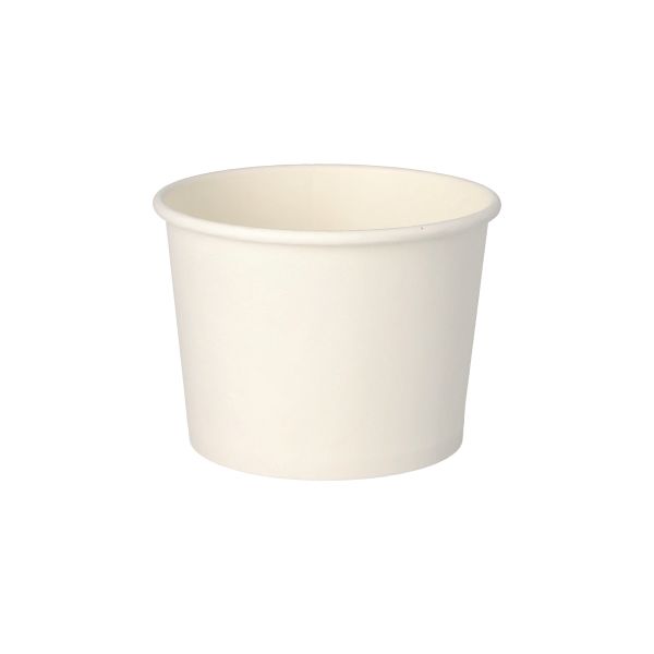 Suppenbecher "To Go", Pappe rund 500 ml Ø 11 cm · 8,3 cm weiss - Bild 1
