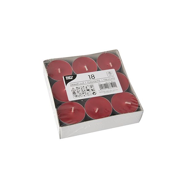 Teelichter rot Ø 39 mm · 15 mm - Bild 1
