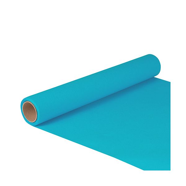 Tissue Tischläufer, türkis "ROYAL Collection" 5 m x 40 cm - Bild 1