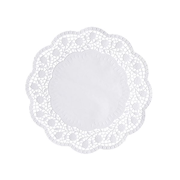 Tortenspitzen rund Ø 30 cm weiss - Bild 1