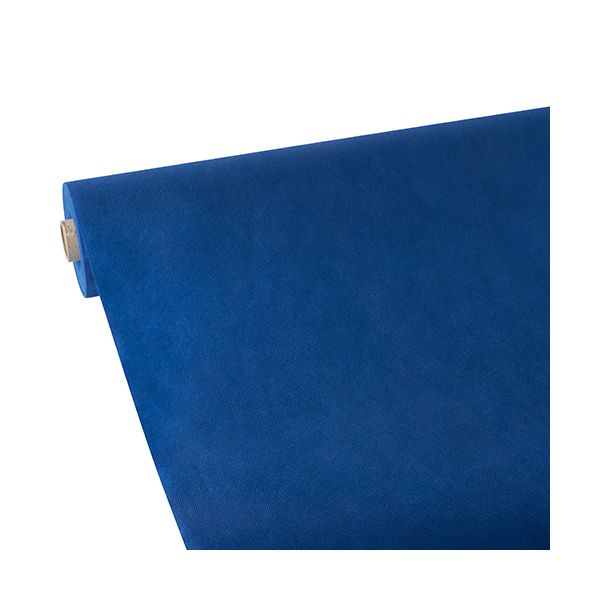 Vlies Tischdecke, dunkelblau "soft selection" 25 x 1,18 m - Bild 1