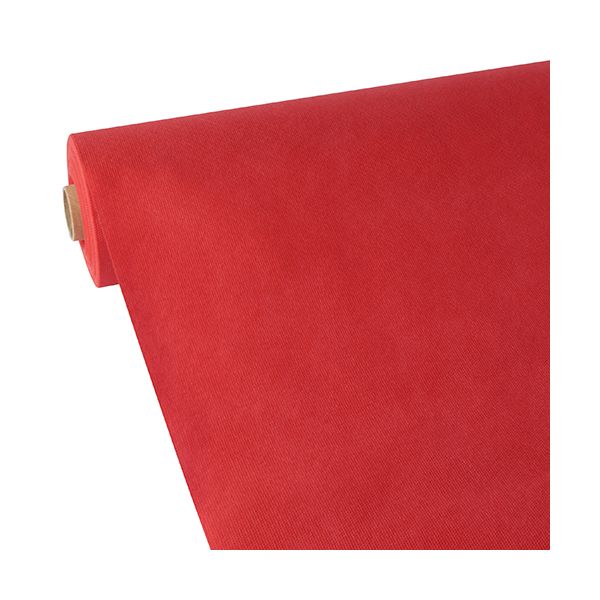 Vlies Tischdecke, rot "soft selection" 40 x 0,9 m - Bild 1