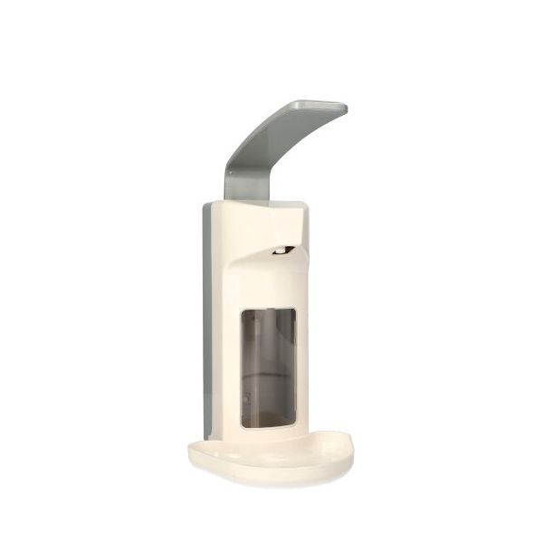 Wandspender 500 ml, "Kunststoff", mit Tropfschale,  30 x 15 x 21 cm, weiss
 - Bild 1