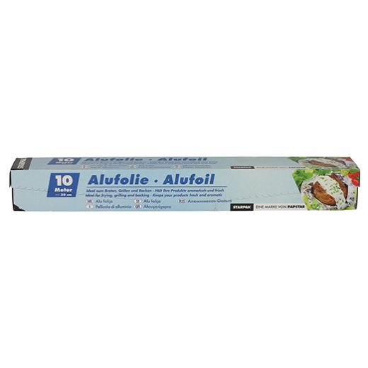Alufolie 10 m x 30 cm in Faltschachtel 1