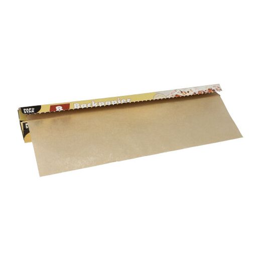Backpapier 8 m x 38 cm braun in Faltschachtel 1