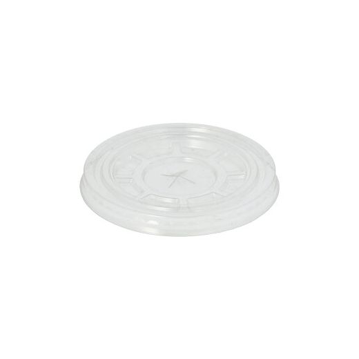 Deckel "Hurricane", PET rund Ø 9,5 cm glasklar mit Kreuzschlitz 1