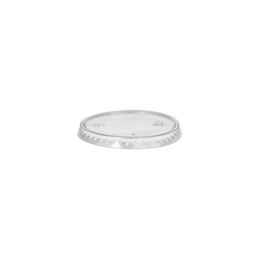 Deckel für Portionsbecher "pure", rPET,  rund, Ø 6,5 cm, transparent 1