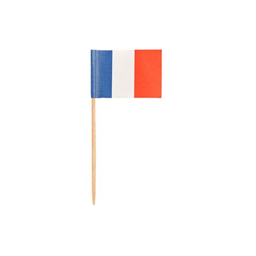 Partypicker, Flaggen 8 cm Frankreich