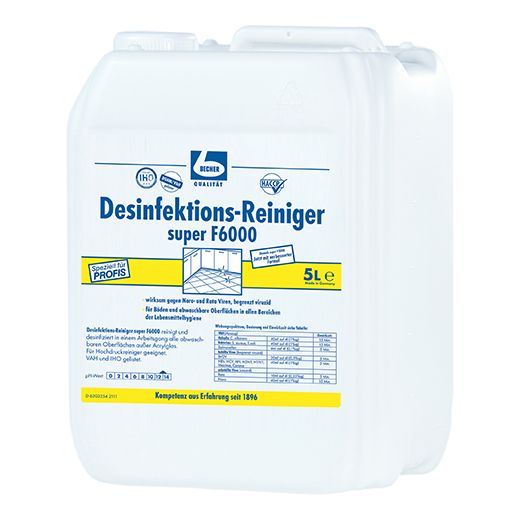 "Dr. Becher" Desinfektions-Reiniger 5 l super F6000 1