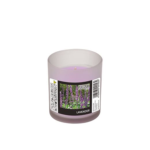 Duftkerzen im Glas, Lavendel, Ø 70 mm · 77 mm, "Flavour" 1