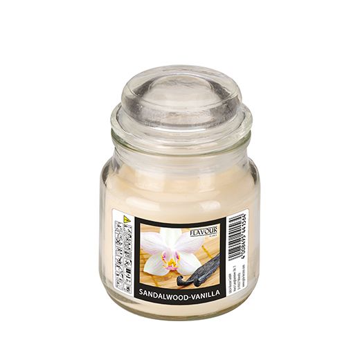Duftkerzen im Glas, Sandalwood-Vanilla, Ø 63 mm · 85 mm, "Flavour" 1
