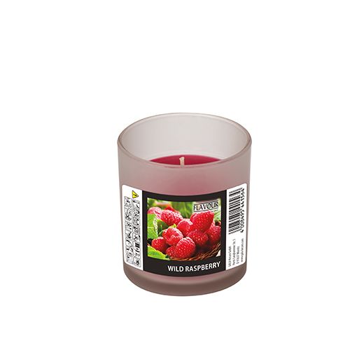 Duftkerzen im Glas, Wild Raspberry, Ø 70 mm · 77 mm, "Flavour" 1