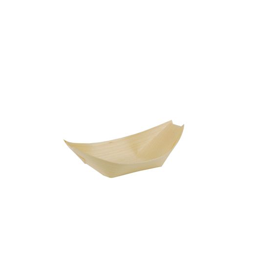 Fingerfood-Schalen aus Holz "pure", 14 x 8,2 cm "Schiffchen" 1