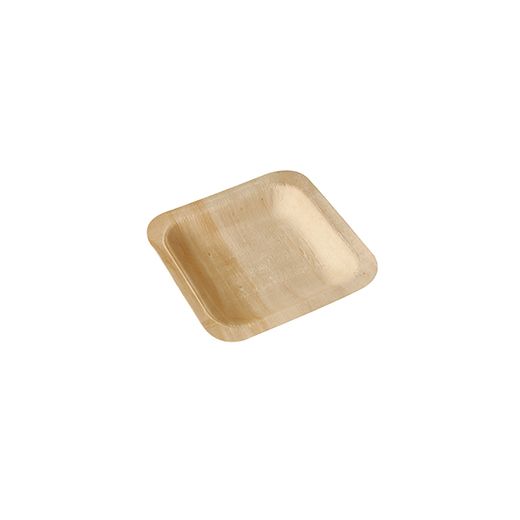 Fingerfood-Teller aus Holz "pure" eckig 14 x 14 cm 1