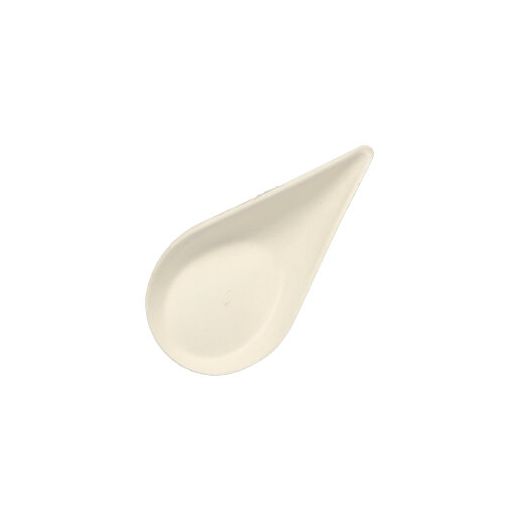 Fingerfood - Teller aus Zuckerrohr "pure" 10,5 x 5,7 cm "Drop" 1
