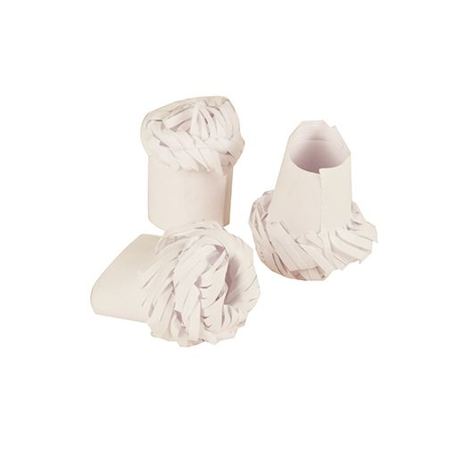 Geflügelmanschetten Ø 1,8 · 4,5 cm weiss 1