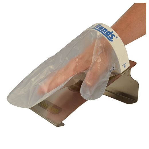 Handschuhwechselsystem "Clean Hands Base Kit Edelstahl" in Silber 11,5 x 12,7 x 22 cm 1