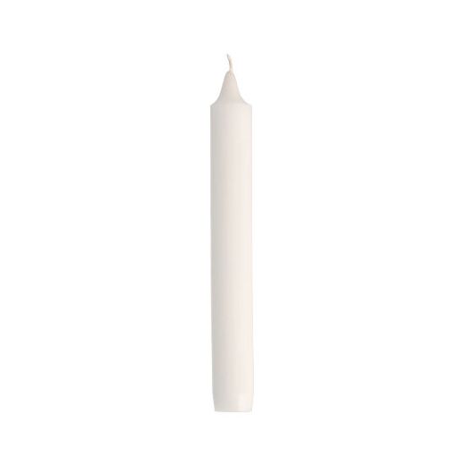 Haushaltskerzen weiss mit Dornloch Ø 2,45 cm · 20 cm 1