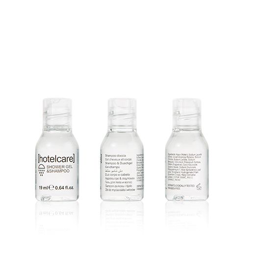 Haut&Haarshampoo "Hotel Care" 19 ml transparent , Probierfläschen 1