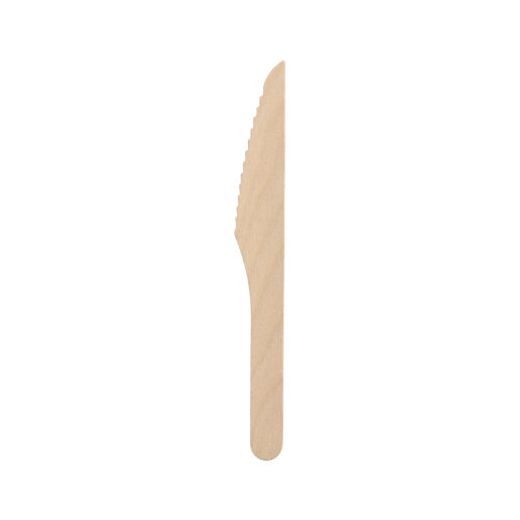 Holzmesser "pure" 16,5 cm, gewachst 1