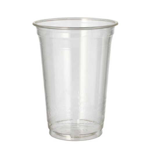 PLA-Becher, Kaltgetränkebecher, "pure" 0,4 l glasklar 1