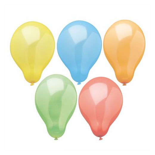 Luftballons farbig sortiert, Ø 19 cm "Rainbow" 1