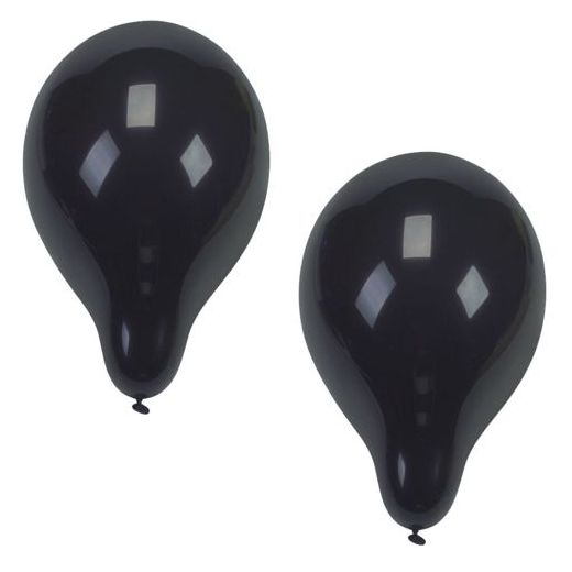 Luftballons, schwarz Ø 25 cm 1